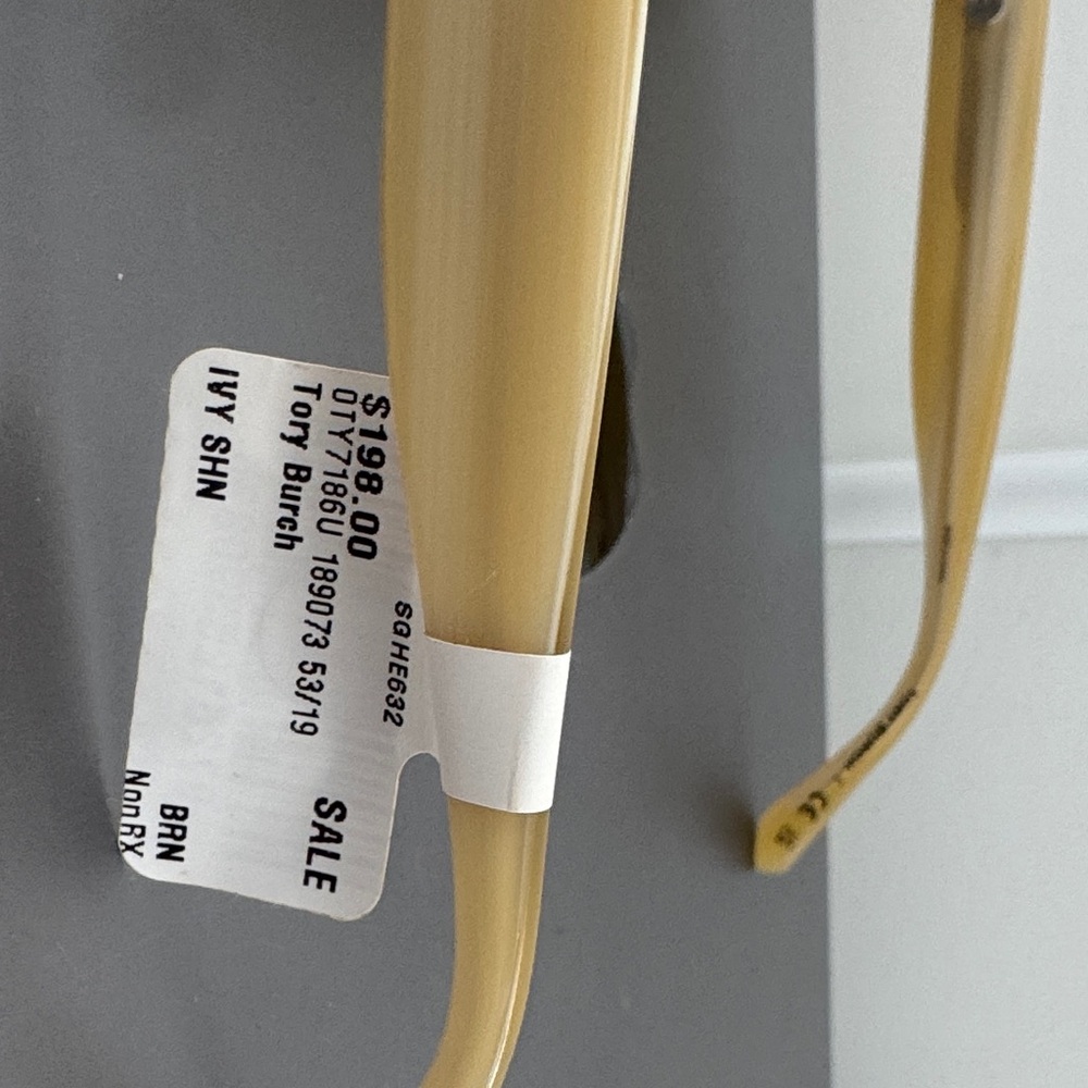 Tory Burch Cream Sunglasses - Picture 5 of 5